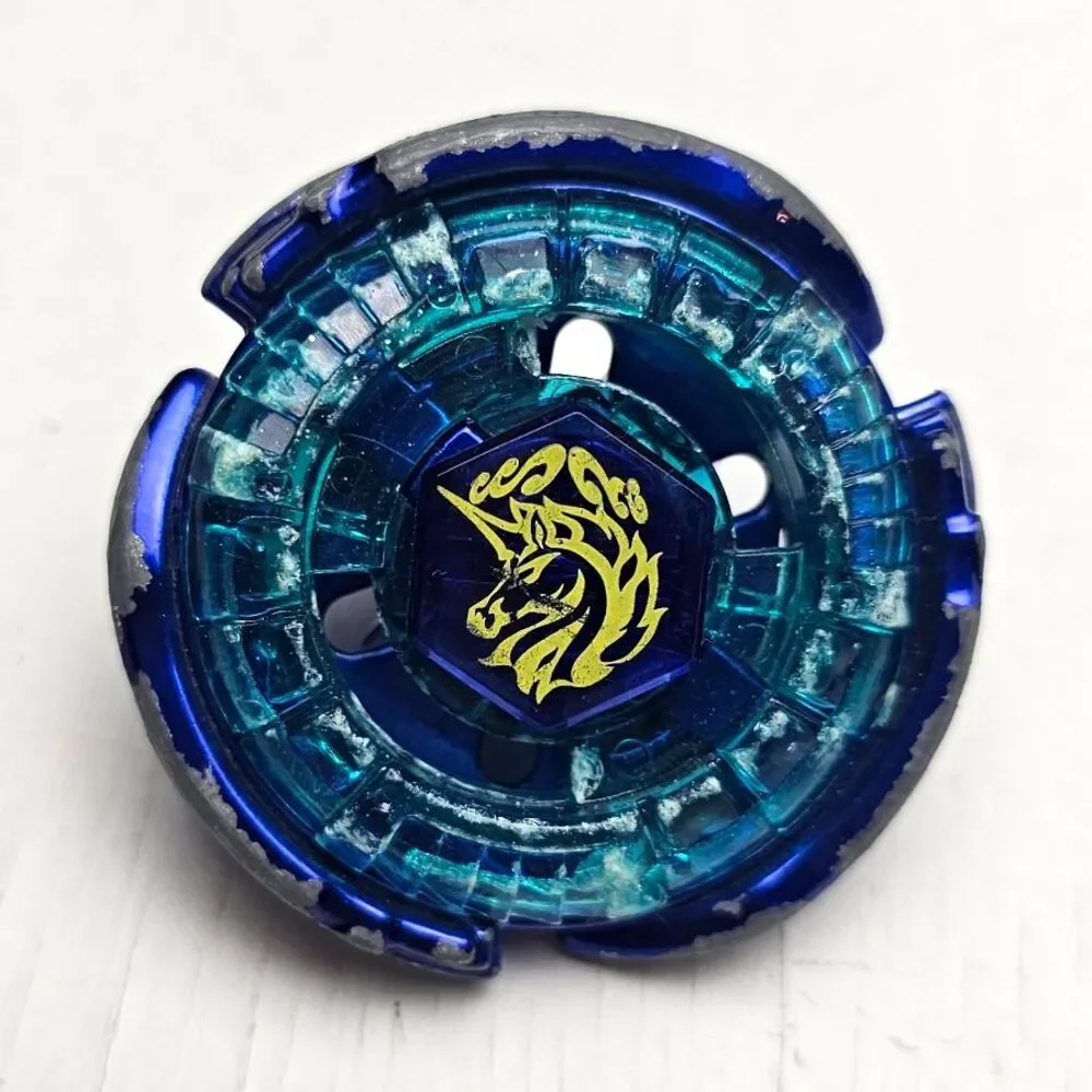 Hasbro Omega Dragonis Beyblade Metal Fury 4D - Custom Red RF Rubber Tip